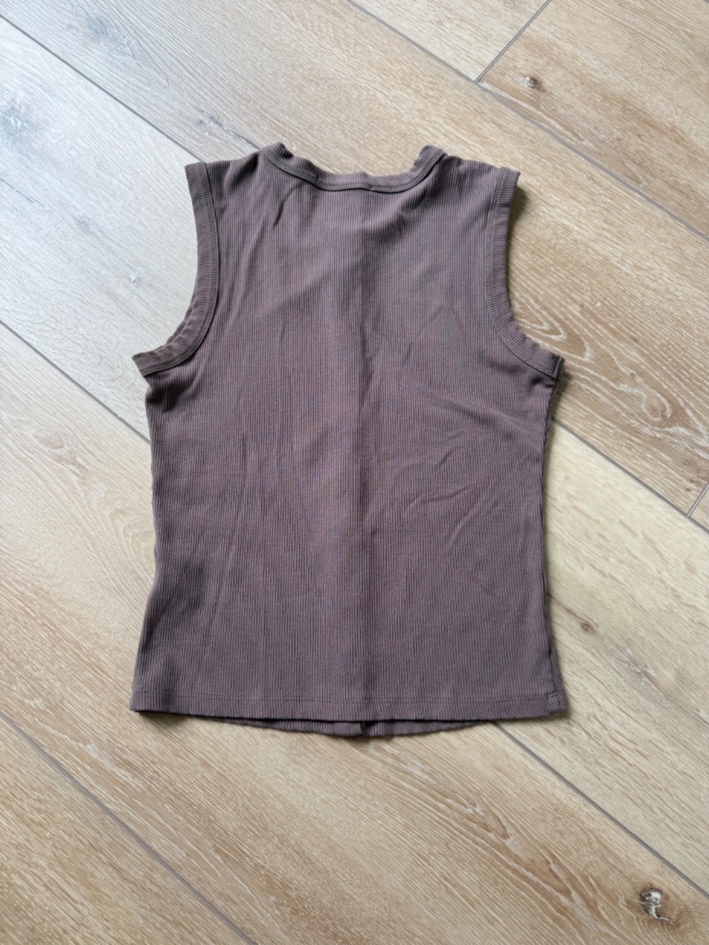 Pink Rose Button Front Tank - Picture 2 of 9